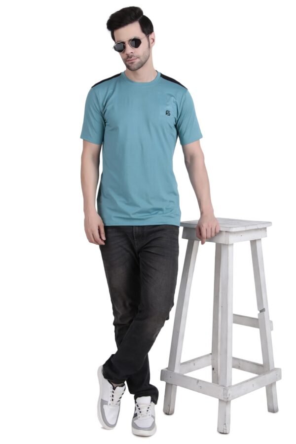 Men's Round Neck T-Shirt - Image 5