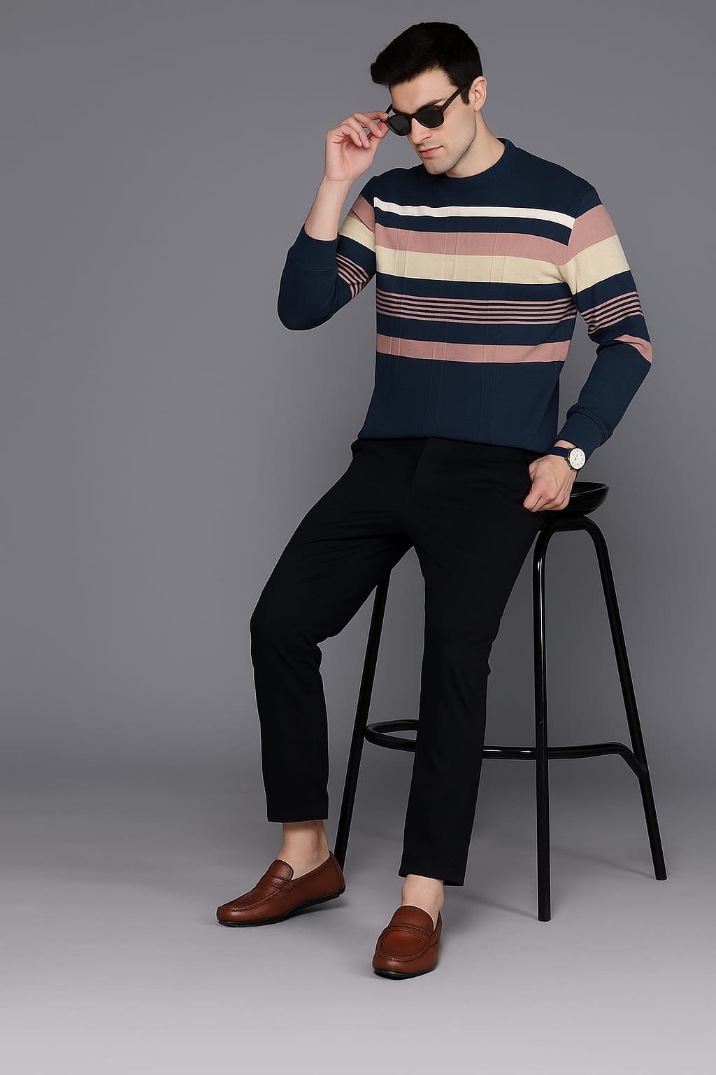 Men’s Stripe Sweatshirt