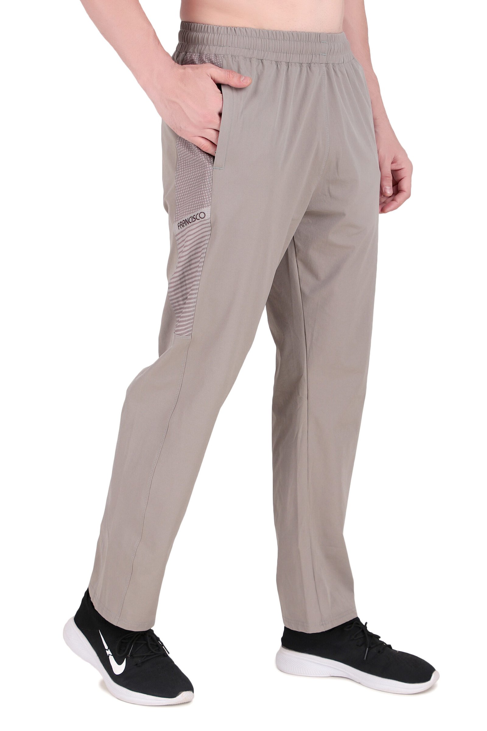 Francisco Terry Track Pants With sublimated Side Panel - Image 4