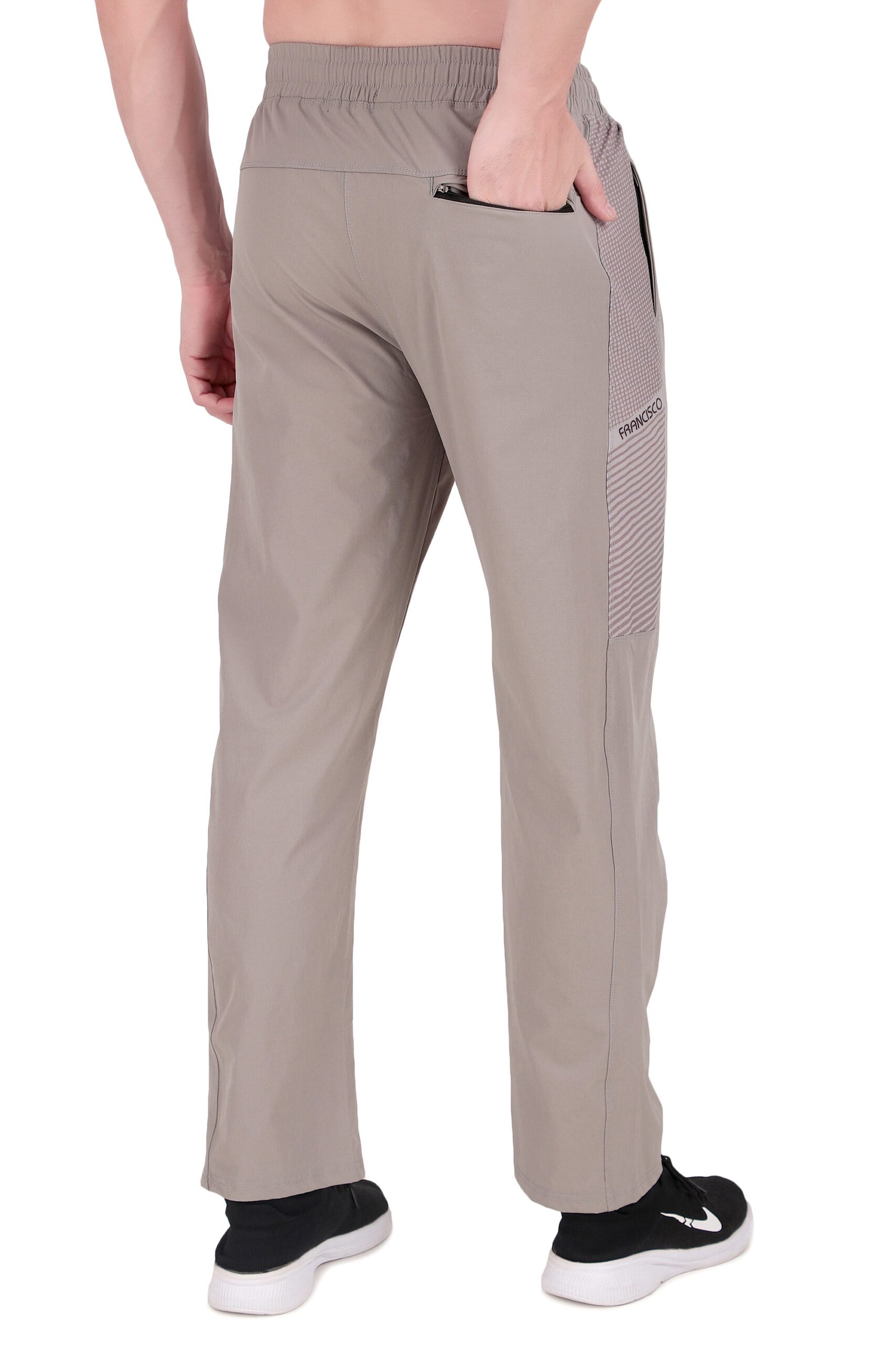 Francisco Terry Track Pants With sublimated Side Panel - Image 3
