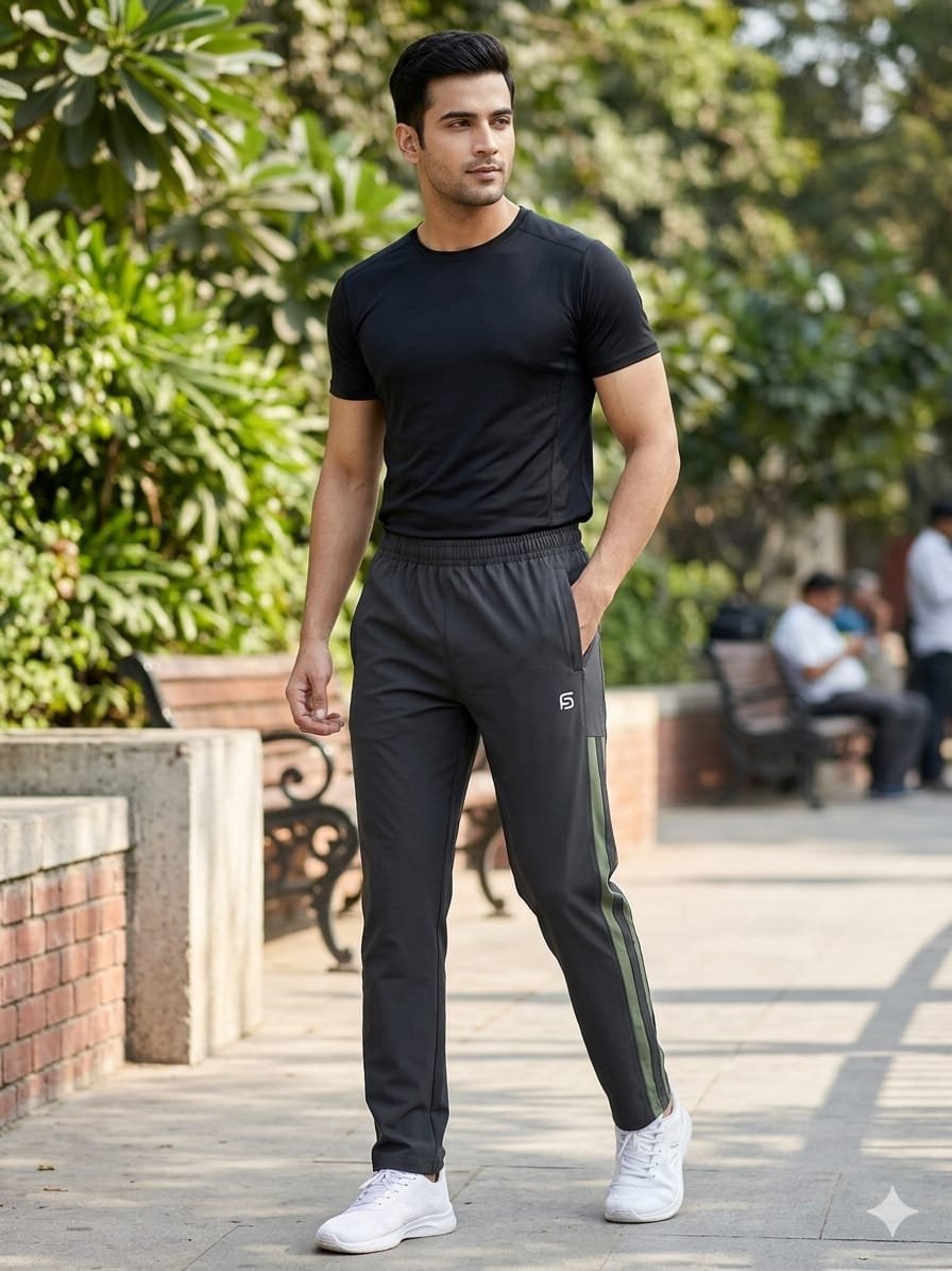 Men’s Active Stripe Track Pant